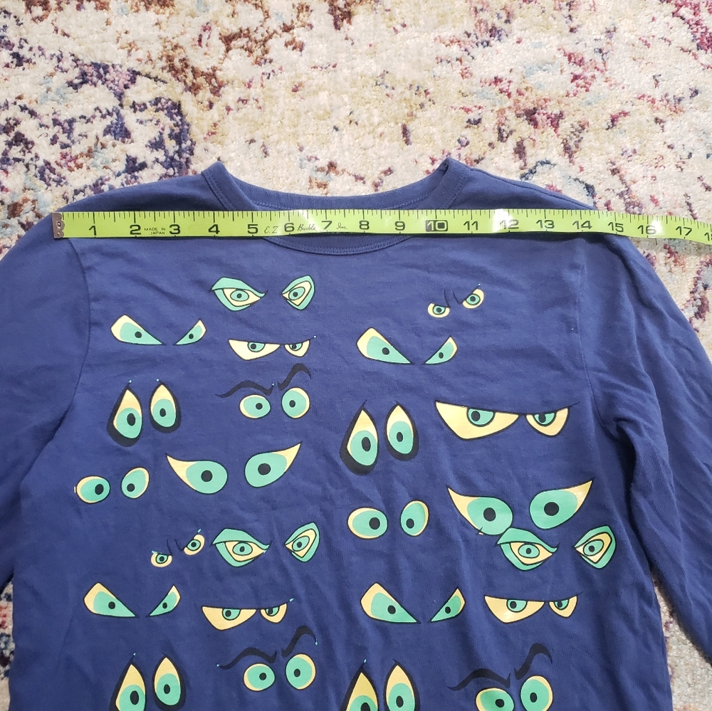 GAP Kids Scooby Doo Glow in the Dark Long Sleeve Shirt Size Large Boys - Picture 7 of 10
